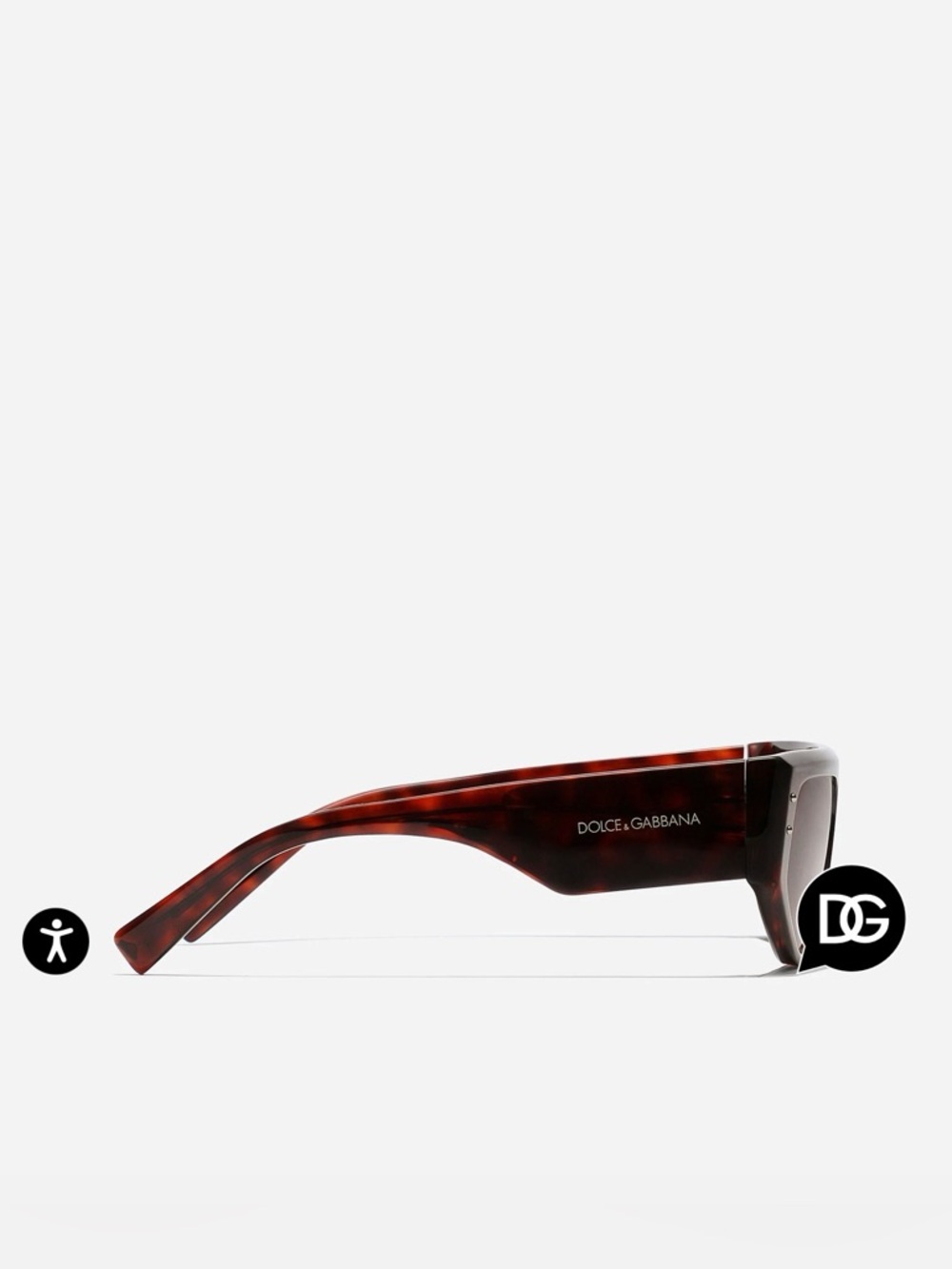 Dolce & Gabbana Unisex  Tortoiseshell Sunglasses Newer style - Picture 4 of 10